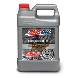 AMSOIL Aceite de Motor OE 100% Sintético, SAE 5W-30, API SP, 3.78 L, Protección Avanzada para Motor