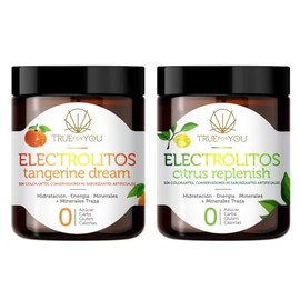 Electrolitos sin Azúcar, Hidratación en Polvo, Adicionado con Calcio, Zinc y Potasio. Keto, Paleo y Vegano, Sabor Frutos del Bosque, Limonada o Mandar