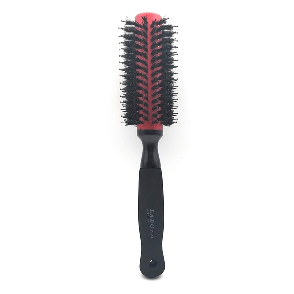 Lado Pro Boar & Nylon Bristle - Lightweight - Aluminum Barrel - Round Hair Brush for Blow Drying 2 1/4 Inch - #3132