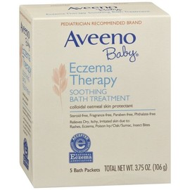 AVEENO BABY WASH PACKET SOOTHING ECZEMA THERAPY 5X3.75OZ