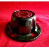 Aftermarket 4pcs. 1980-1996 F150 BRONCO BLACK Wheel Hub BLACK logo