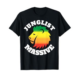 Junglist Massive Drum and Bass Lion T-Shirt T-Shirt