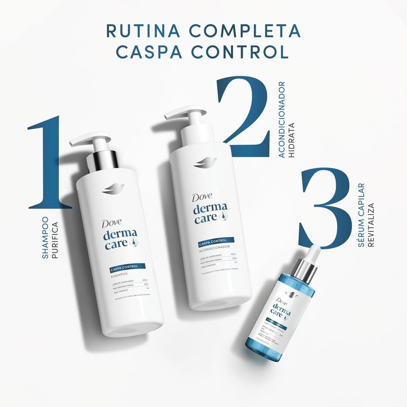 DOVE Sérum Capilar 3 en 1 Derma Care Caspa Control