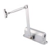 Burappoi Automatic Door Closer Stainless Steel Aluminum Alloy Adjustable Duty
