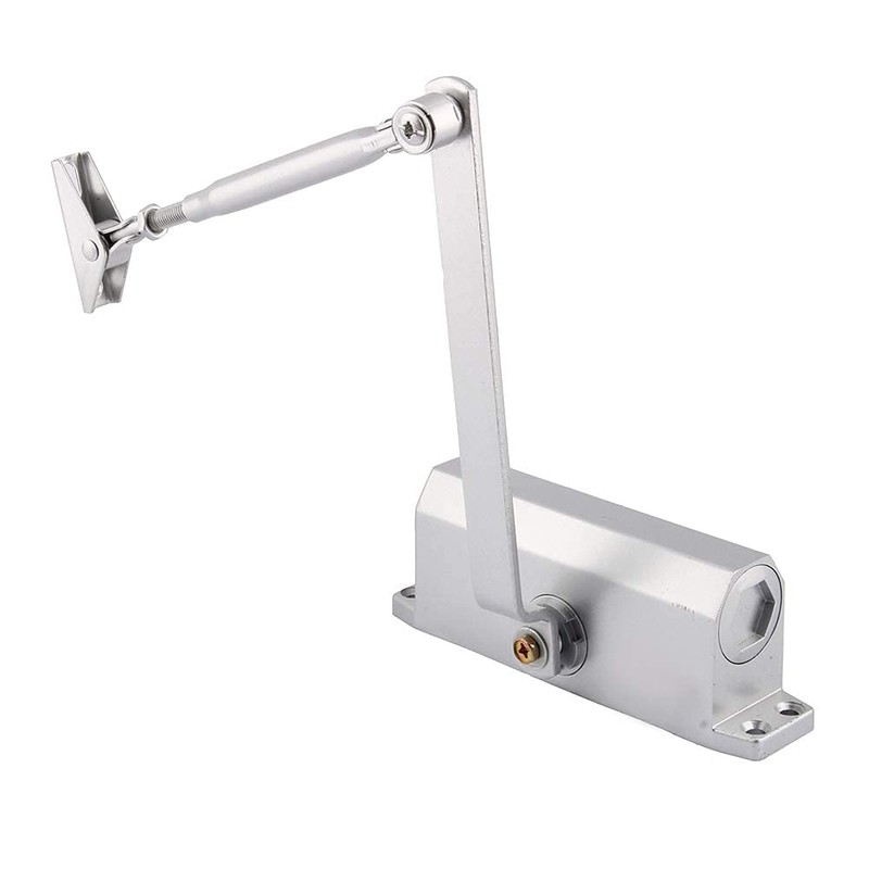 Burappoi Automatic Door Closer Stainless Steel Aluminum Alloy Adjustable Duty