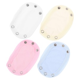 Abaodam 4pcs Bodysuit Snap Extenders Jumpsuit Extension for Growing Toddlers Soft Double Design for Extra Comfort for Everyday Wear