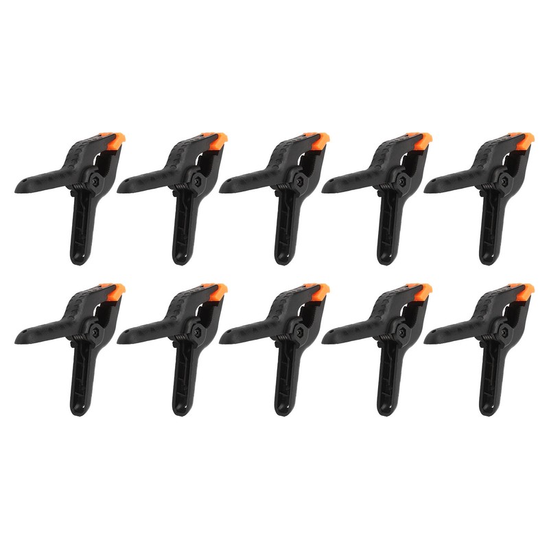 10Pcs Spring Clamp Plastic Clip Fixture Repair Fastening Tool Set