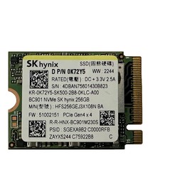 Oemgenuine OEM Hyn BC901 256GB M.2 PCI-e GEN 4X4 NVME SSD Internal Solid State Drive 30mm 2230 Form Factor M Key Steam Deck