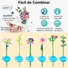 FUNTOCA 514PCS Bloques de Construcción de Flores,Kit Flores Armables Bloques