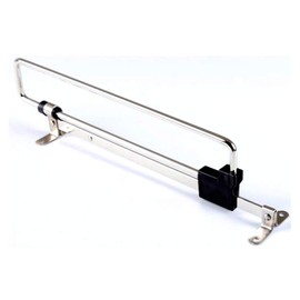 Wardrobe Rail,Uotyle Wardrobe Pull Out Clothes Hanger Rail Organizer Rack MetalStainless Steel Retractable Wardrobe Rail with Screw,30cm/11.8inch 1Pcs