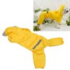 Dog Raincoat Waterproof Breathable Adjustable Hooded Dog Raincoat with Pocket