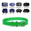 Green 3/4" Heavy Duty TPU Coated Nylon Replacement Dog Collar