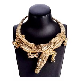 carite by maria Collar Joyería Fina Moda Cocodrilo By María Felix Elegante