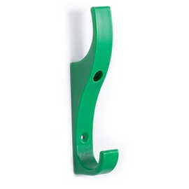 Toughook Unbreakable Plastic Safety Coat Hooks 10 Pack (Garden Green)
