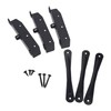 Decorex Hardware Heavy Duty Stainless Steel Louvers Hardware Kit -