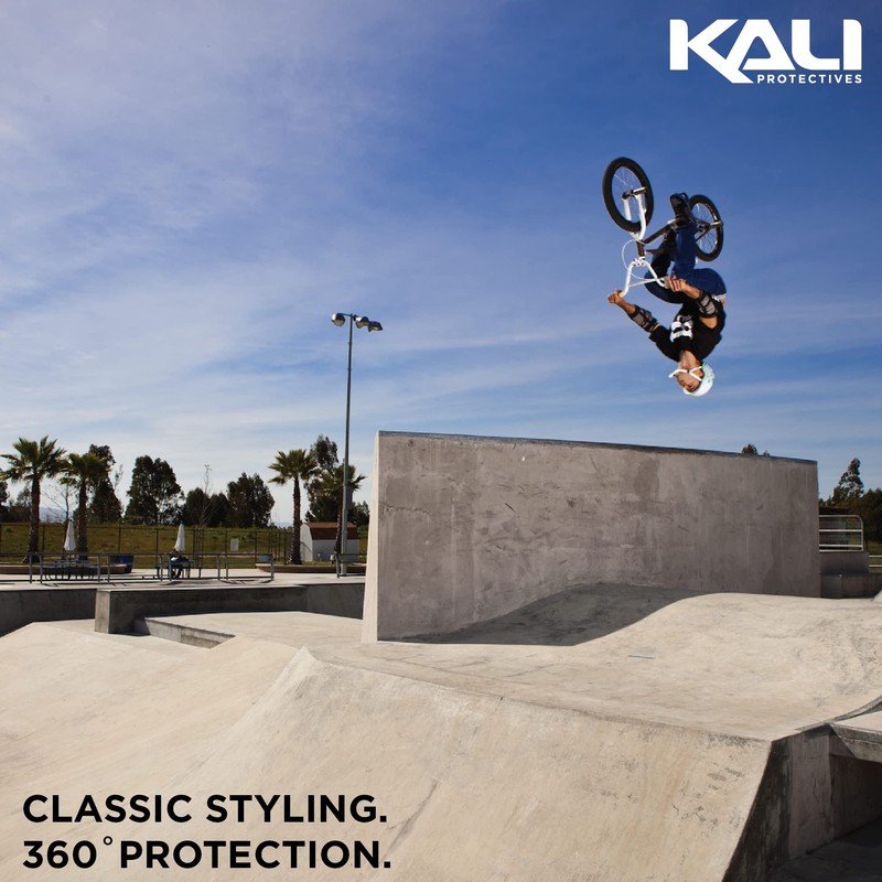 Kali BMX Dirt Helm Maha, Solid White, 59-61 cm, KA-HLT-0325_2