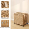 Laundry Hamper with Wheels, 52.8 Gallon(200L) Rolling Laundry Basket with