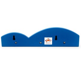 Mousehouse Gifts Children's Triple Coat Hook Wall Hook for Nursery or Bedroom Decoration (Blue)