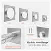 HVAC OV 8" Inch Dryer Vent Wall and Ceiling Plate