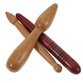 SAFIGLE 3Pcs Foot Massage Sticks Natural Acupoint Pressure Rods for Whole Body Relaxation Portable Massage Tools for Home Use