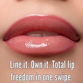 Mynena Peel Off Lip Stain & Liner with Hyaluronic Acid & Vitamin E | Tear Lipstick for Long Lasting Natural Matte Color Tattoo | Stay-On Tint for All-Day Wear | Maeve