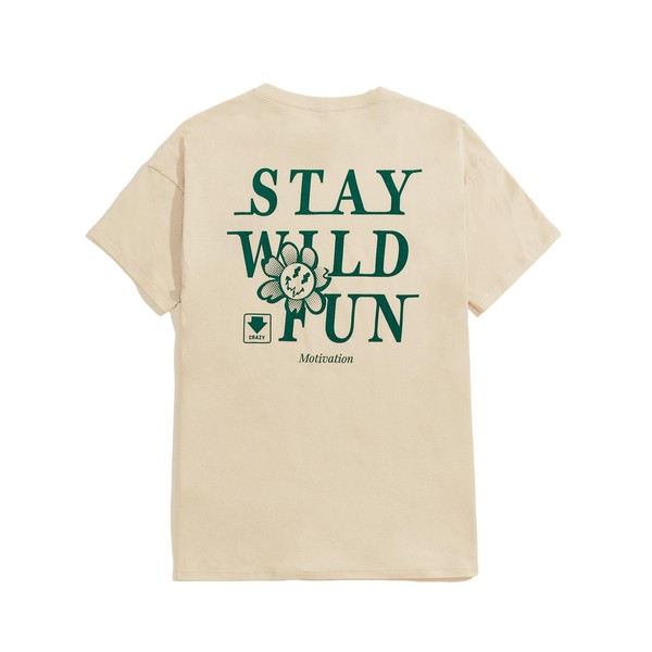 SOLY HUX Men's Graphic Letter Print Short Sleeve Tees Summer