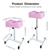 LOVEVLOGY LOVEVLOGY Pedicure Stool, Height Adjustable, H-Shaped Arch Cushion, Pink,