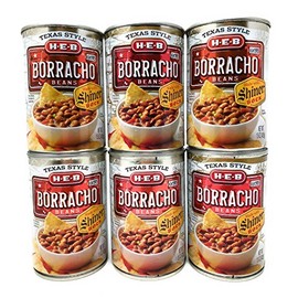 HEB Borracho Beans Made with Shiner Bock Beer 15oz (Pack of 6)