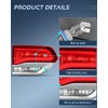 Nilight Taillight Assembly Compatible with 2014 2015 2016 2017 2018