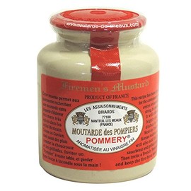 Moutarde de Meaux - Fireman's Mustard - Moutarde des Pompiers Pommery - 250g, 8.45 fl oz (pack of 1)