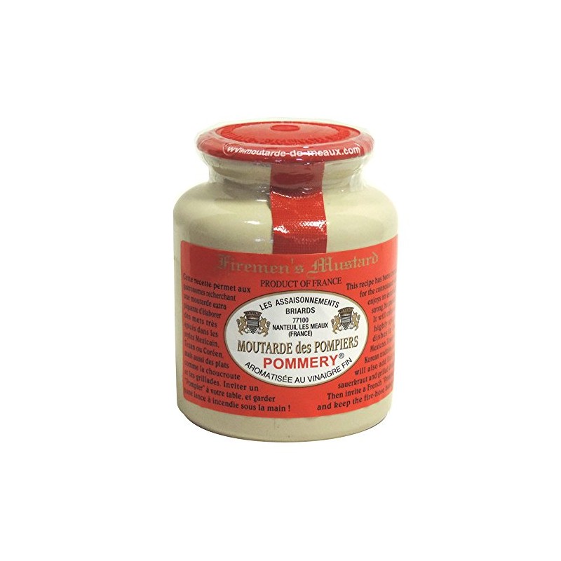 Moutarde de Meaux - Fireman's Mustard - Moutarde des Pompiers