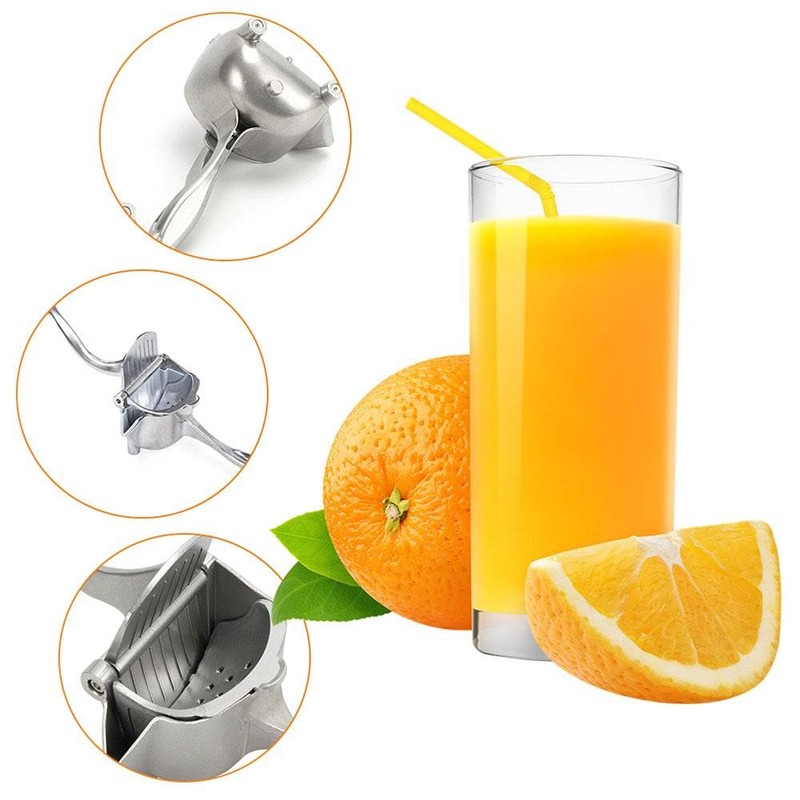 Aluminum Lemon Squeezer Manual Citrus Press Juicer Heavy Duty Hand