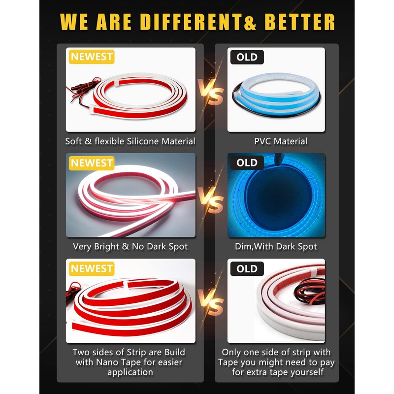 YM E-Bright Led Hood Light Strip Exterior Car Led Strip