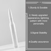 Medduw 5.5 inch White Bullet Antenna Replacement for Ford F150