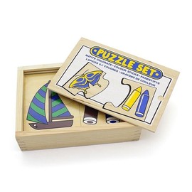 Handmade Puzzle “Color pencils” Montessori Waldorf Educational Wooden Toy Handmade