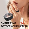 JIMIMAX Smart Ring, Health Tracking for Sleep, Steps, Heart Rate,