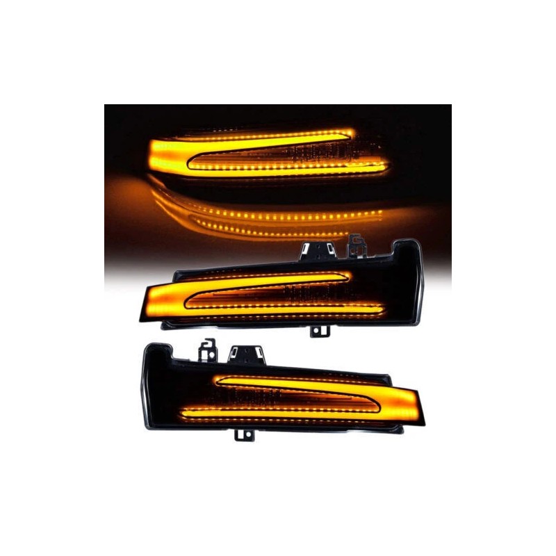 dreamrefit 2PCS Sequential LED Side Mirror Lamp Turn Signal Light