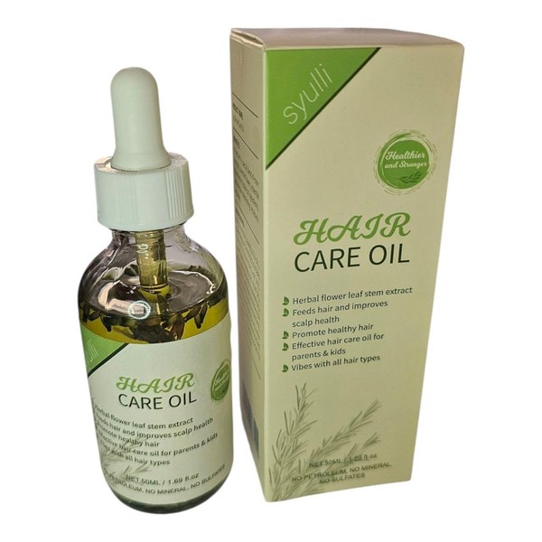 Syulli Haaröl, mit Blumen- und Kräuterblattextrakt, nährt die Kopfhaut und