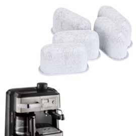 5pcs Coffee Maker Filter Replacement, Activated Charcoal Water Filter Pods Coffee Cafe Maker Carbon Filter Compatible with Delonghi 7313285779 Espresso Machine Filter Parts Accessories