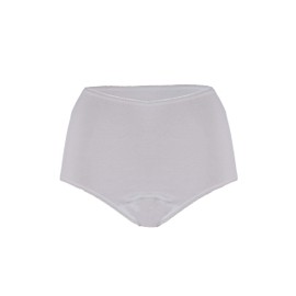 P&S Healthcare's Ladies Cotton Comfy Brief - White and Black - Product Code: 3001 (Black, Large)