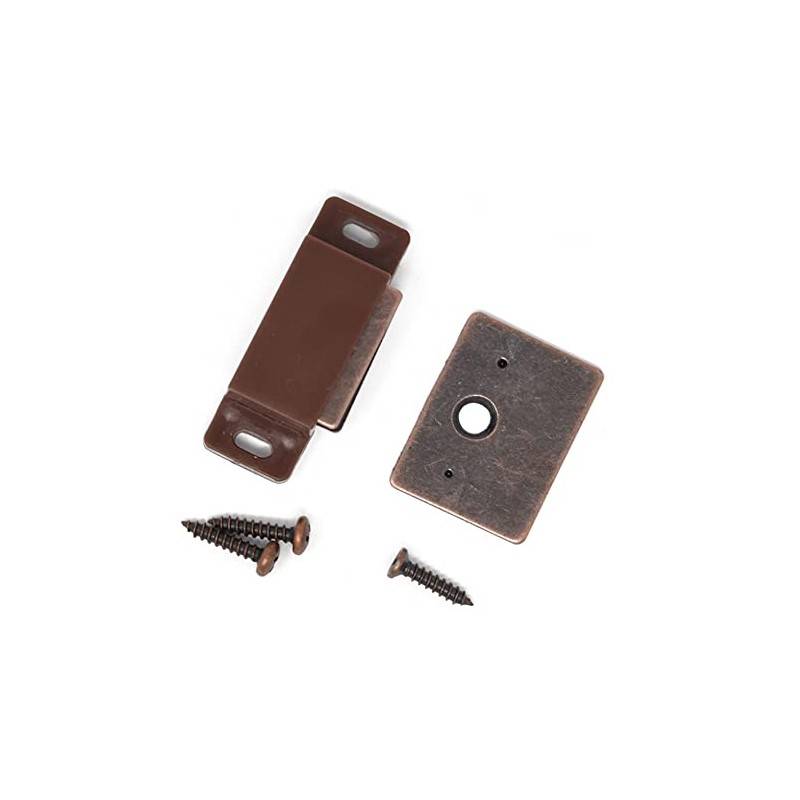 MPJ Single Magnetic Catches Brown/Antique Copper Retail Pack (2)