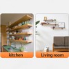 Glass Shelf Brackets Adjustable ,2PCS Glass Shelf Mounting Brackets Glass
