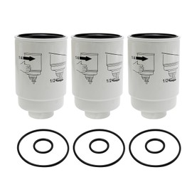 Vkinman TP3018 Diesel Fuel Filter, Replacement for Chevy Silverado 2500 HD 3500 HD Express GMC Sierra 2500HD 3500HD Savana 2001-2006, Replaces TP3012, 12664429, 12633243