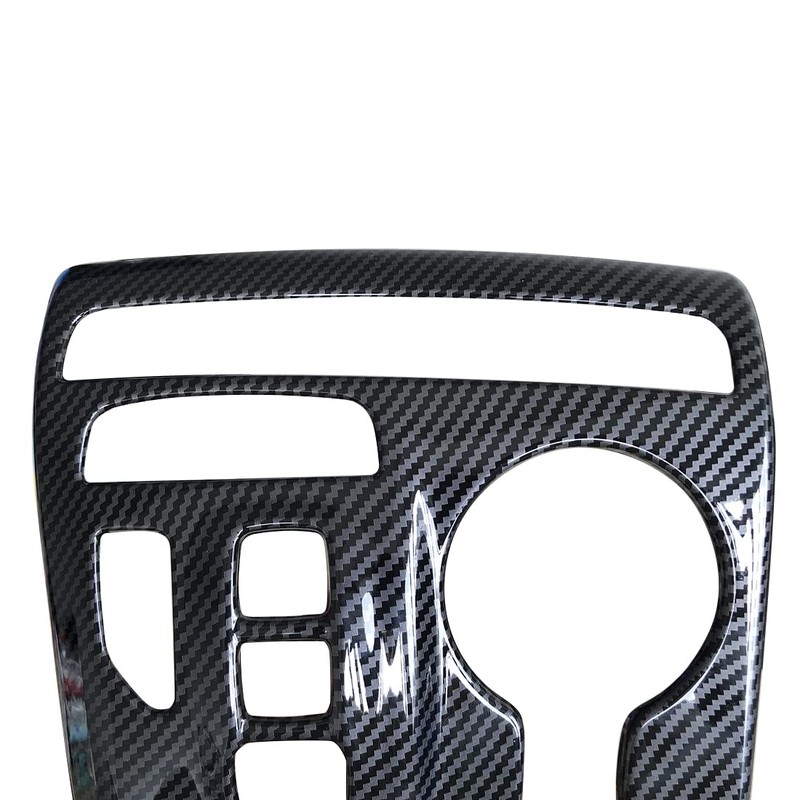 ruihe Carbon Fiber Pattern Car Gear Shift Knob Console Panel