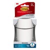 Command Bath Accessories Organiser, Satin Nickel/White, Damage-Free