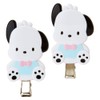 Sanrio N-1803-813575 Pochacco Hair Clip for Bangs, 1.1 x 0.4