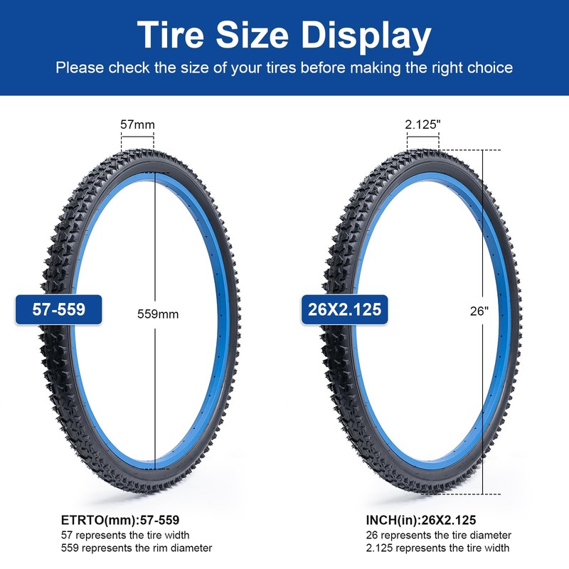 FengCan 26x2.125 (54-559) Bike Tire 26 inch Bicycle tire Suitable