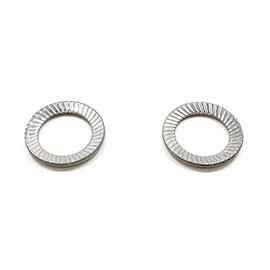 (100) M8 Stainless Steel Type S Safety Lock Washer - Schnorr Style Washer A2