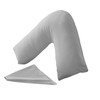 Urban Groove V Shaped Pillowcase Cover Plain Polycotton Back &