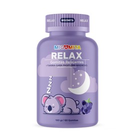MIGOMITA RELAX  60 Gomitas para dormir  Ideal para niños y adultos  Sin melatonina  Gomitas que promueven el sueño  Ingredientes 100 naturales...     